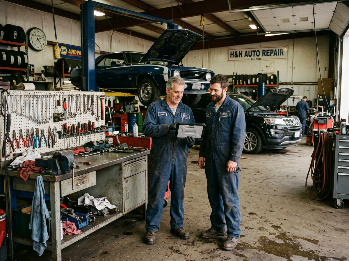 Ironside shop floor and team